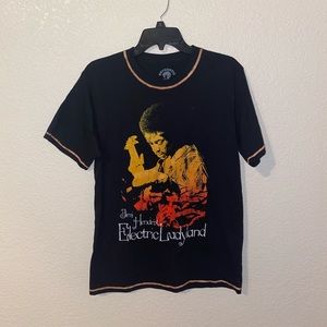 Vintage Inspired Jimi Hendrix Bleached Tshirt